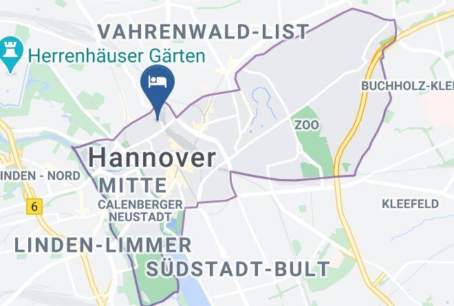 Yors Hotel Hannover City Map