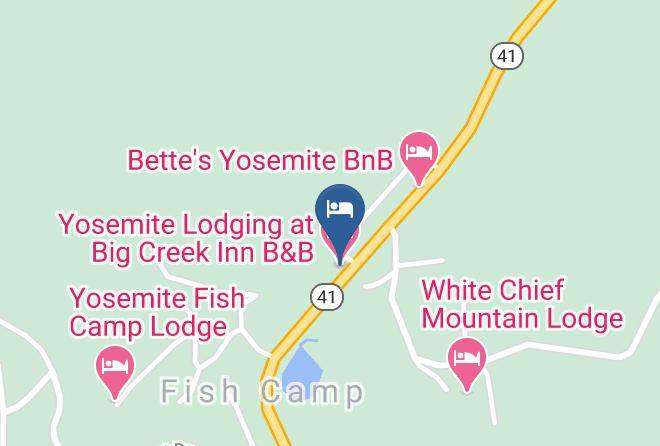 Mariposa - Yosemite Lodging At Big Creek Inn B&b Maps