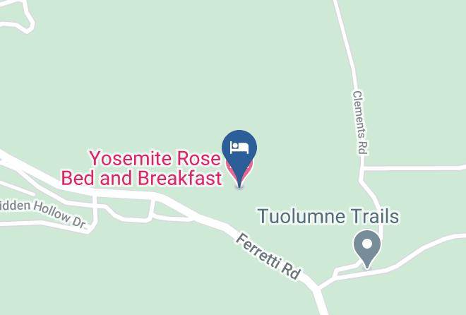 Tuolumne - Yosemite Rose Bed And Breakfast Maps