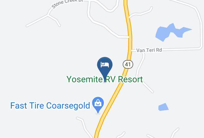Madera - Yosemite Rv Resort Maps