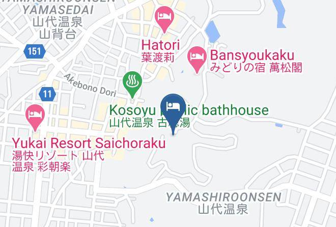 Kaga City - Yoshidaya Sannoukaku Maps