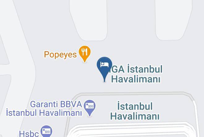 Yotel Istanbul Airport Hotel Map