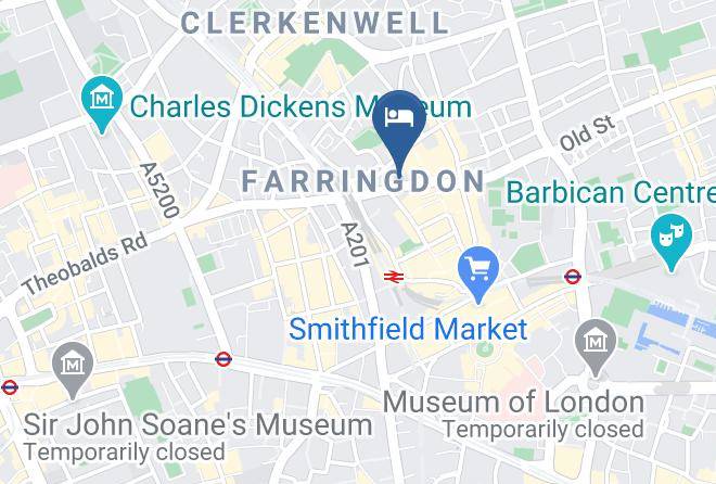 London - Yotel London Clerkenwell Maps