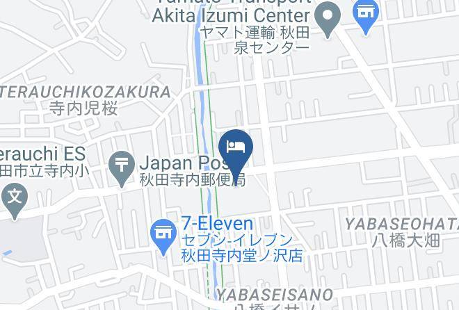Akita City - You Land Hotel Yabase Maps