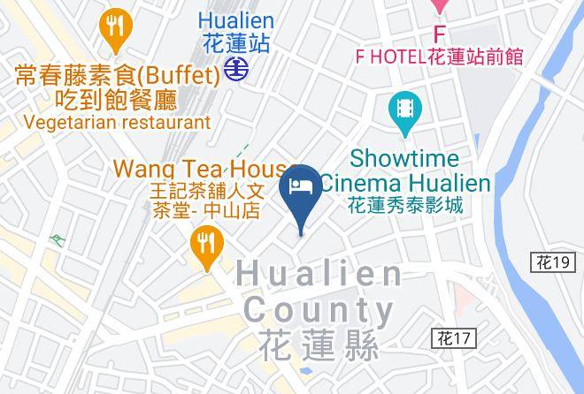 You Worth It Inn Mapa - Taiwan - Hualiennty