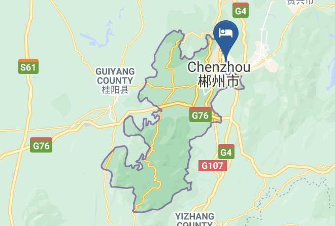 Chenzhou - Youjian Hoste Maps