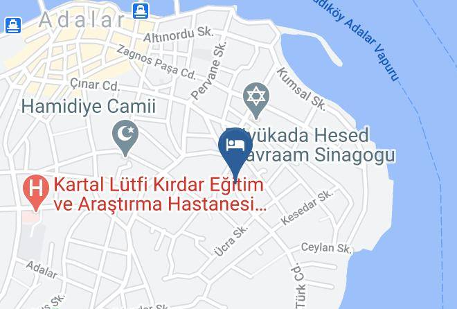 Adalar - Youkali Butik Otel Maps