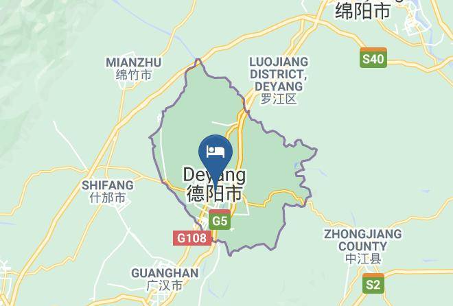 Deyang - Youke Hotel Maps