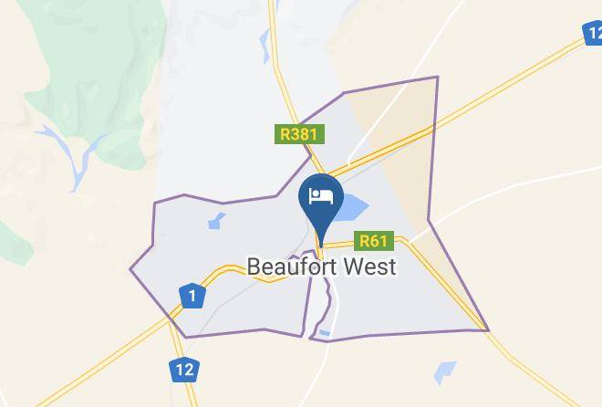 Central Karoo - Young's Budget Accommodation Maps