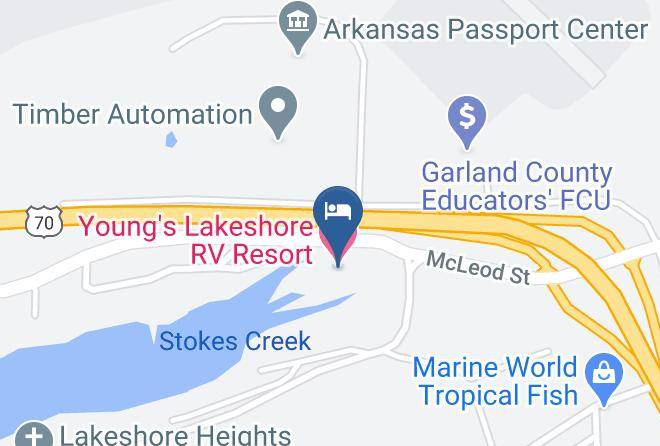 Garland - Young's Lakeshore Rv Resort Maps