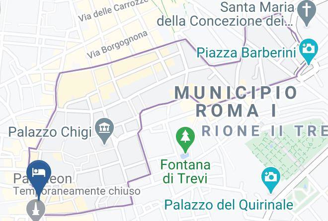 Rome - Your Balcony At The Pantheon Maps
