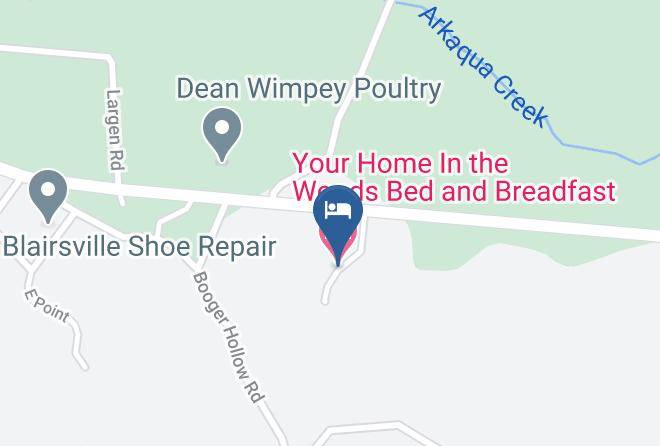 Union - Your Home In The Woods Bed And Breadfast Maps