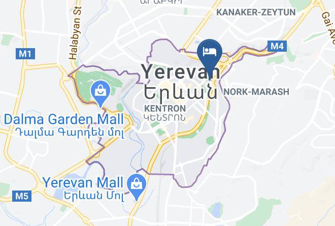 Yerevan - Baxos Hotel Maps