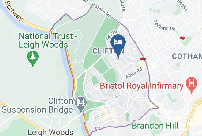 Bristol - Your Stay Bristol Beaufort House Apartments Maps