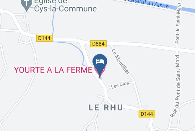 Aisne - Yourte A La Ferme Maps