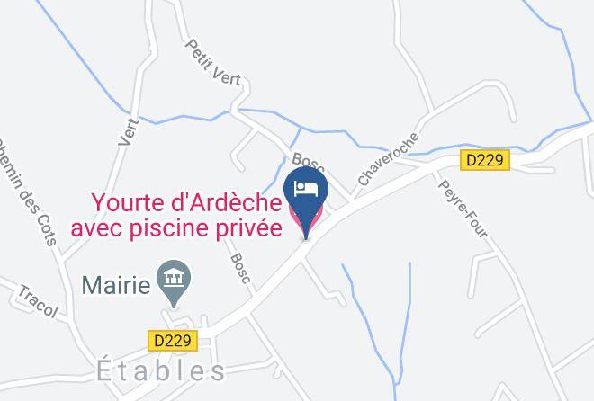 Ardeche - Yourte D'ardeche Avec Piscine Privee Maps