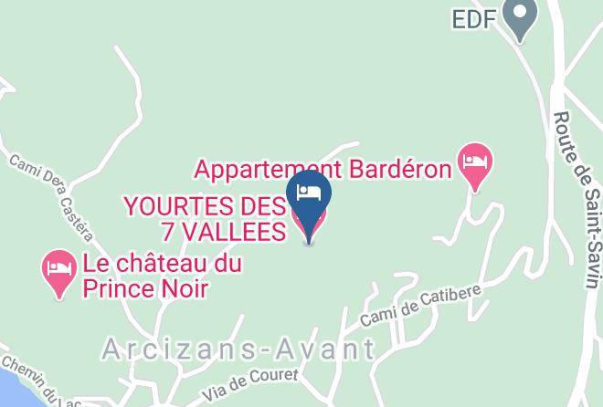 Hautes Pyrenees - Yourtes Des 7 Vallees Maps