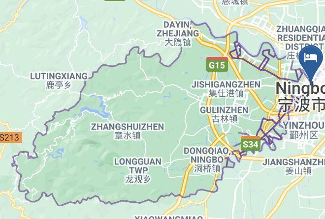 Ningbo - Yousu Hotel&apt Yinyi Global Center Maps