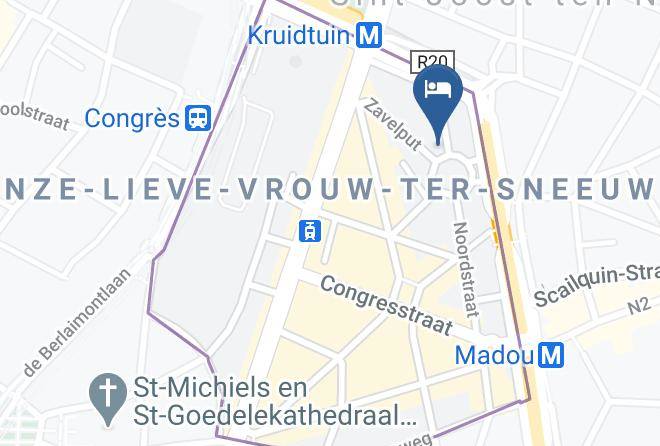 Brussels - Jeugdherberg Jacques Brel Maps