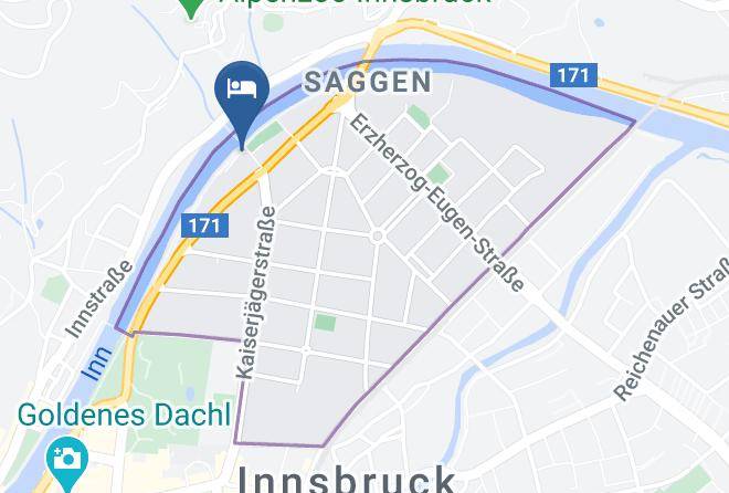 Innsbruck Stadt - Youth Hostel Jugendherberge Innsbruck Maps