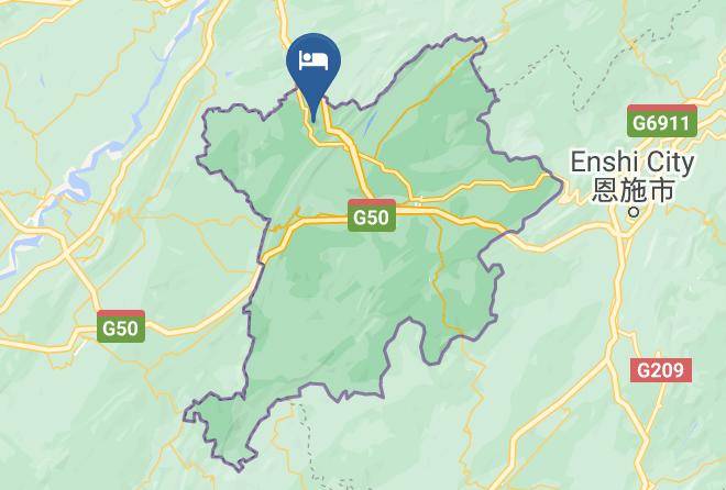 Enshi Aut Prefecture - Youtianxia Sky Yiqing Holiday Hotel Maps