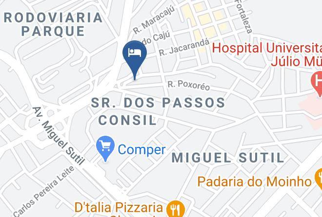Cuiaba - Ype Hotel Maps