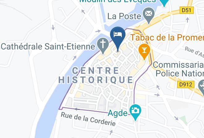 Herault - Logis Hotel Yseria Maps