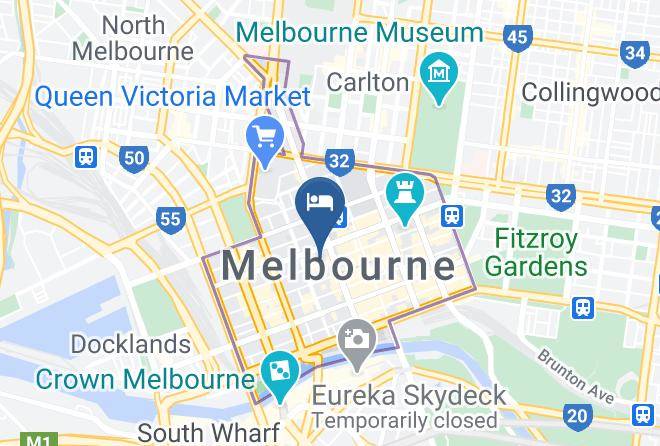 Melbourne - Yti Garden Hotel Maps