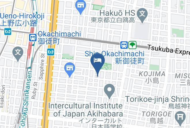 Taito Ward - Yuan Hotel Maps