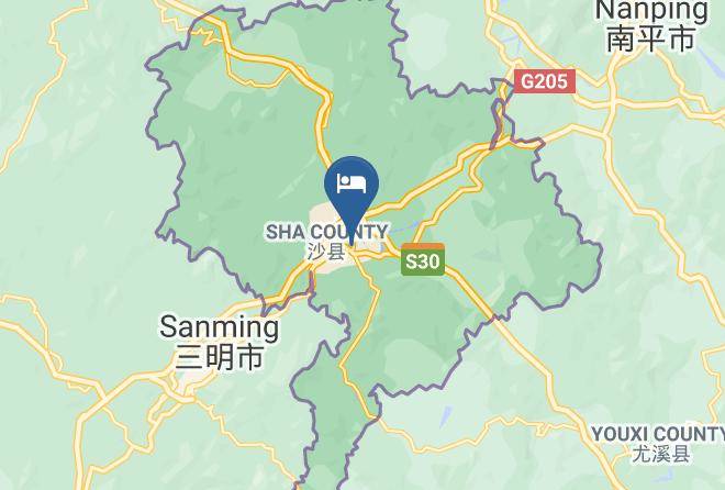 Sanming - Yuanwei Hotel Shaxian Maps