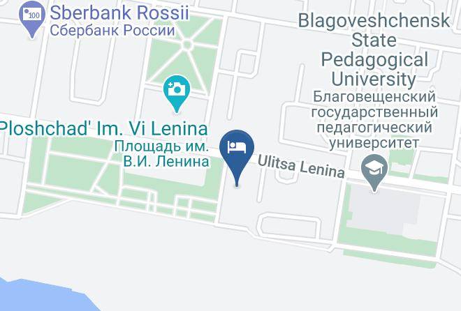 Blagoveshchensk - Yubileinaya Hotel Maps