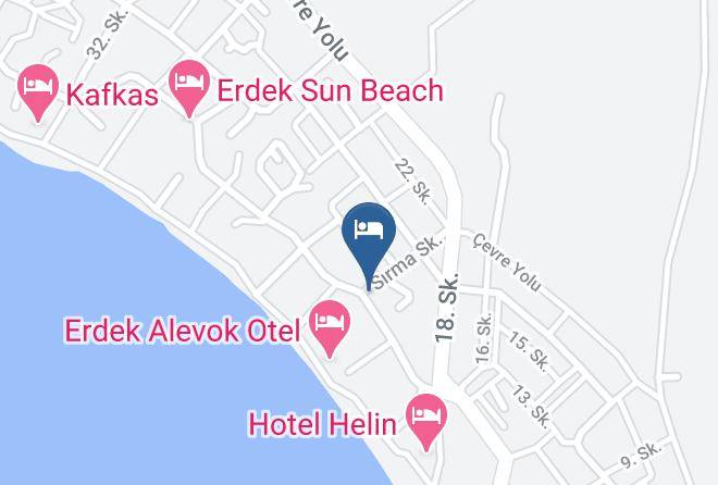 Erdek - Yucel Hotel Maps