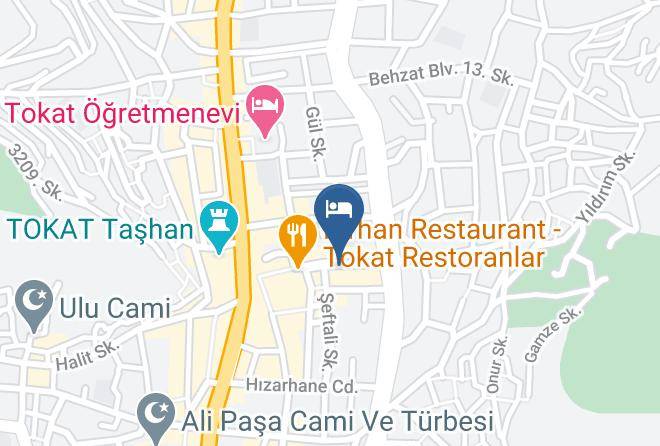 Tokat Yarahmet - Yucel Otel Maps
