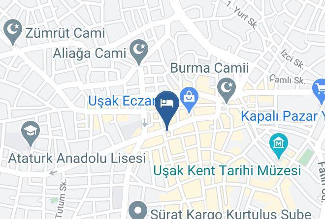 Usak Kurtulus - Yucell Hotel Maps