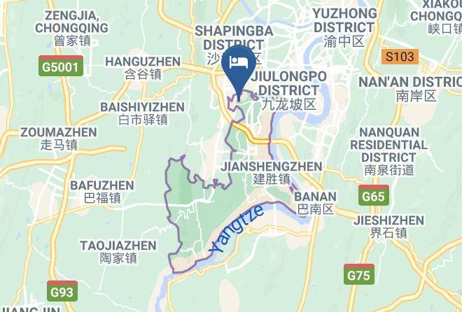 Dadukou District - Yudu Aiyushan Garden Hotel Maps