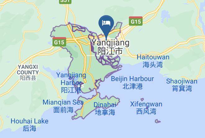 Yangjiang - Yue Feng Hotel Maps