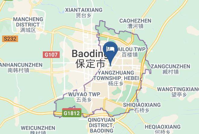Baoding - Yuebake Business Hotel Baoding Maps