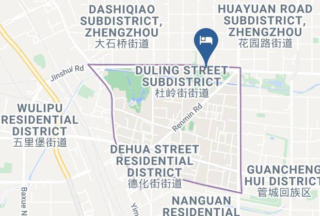 Zhengzhou - Yuebanwan Theme Hotel Zhengzhou Dashanghaicheng Maps