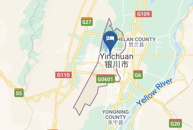 Yinchuan - Yuehai Hotel Maps