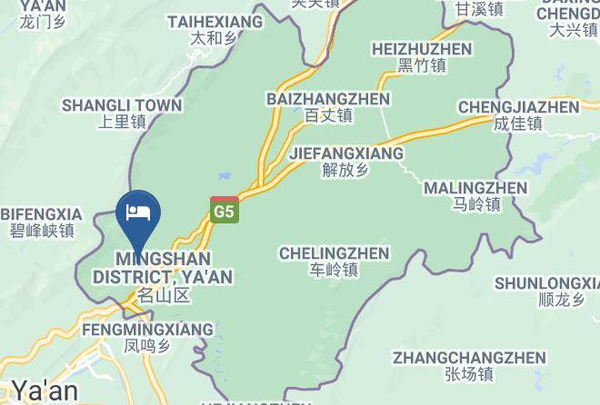 Yaan - Yuehua Tea Culture Hotel Maps