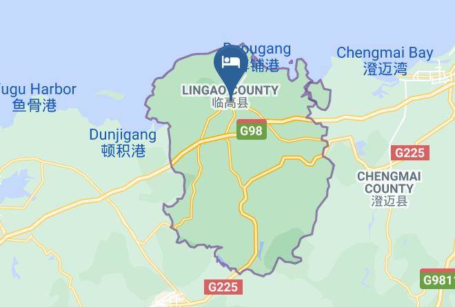 Lin Gao County - Yuelaideng Hotel Maps