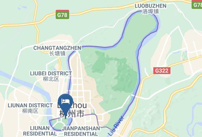 Liuzhou - Yueliangwan Hotel Maps
