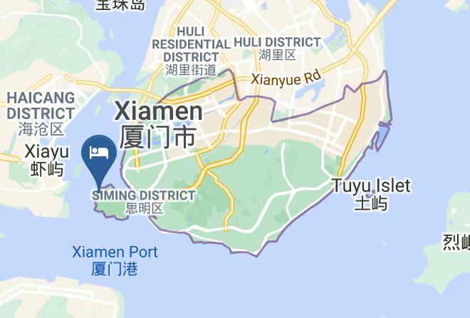 Yuemanhualou Ceramic Art Hotel Xiamen Map