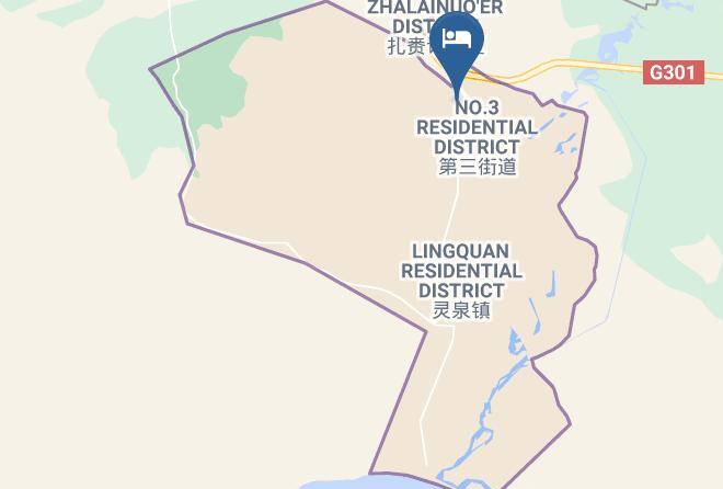 Hulun Buir - Yuemin Hotel Maps
