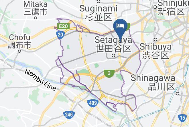 Setagaya Ward - Yuenbettei Daita Maps