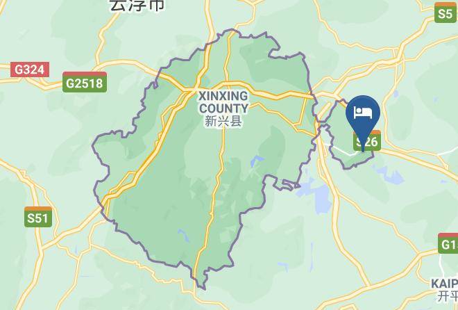 Yuetianxia Hot Spring Hotel Map