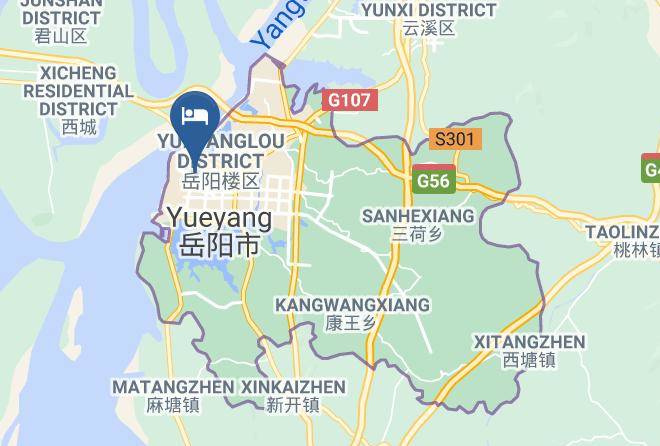 Yueyang - Yueyang Bofei Art Hotel Maps
