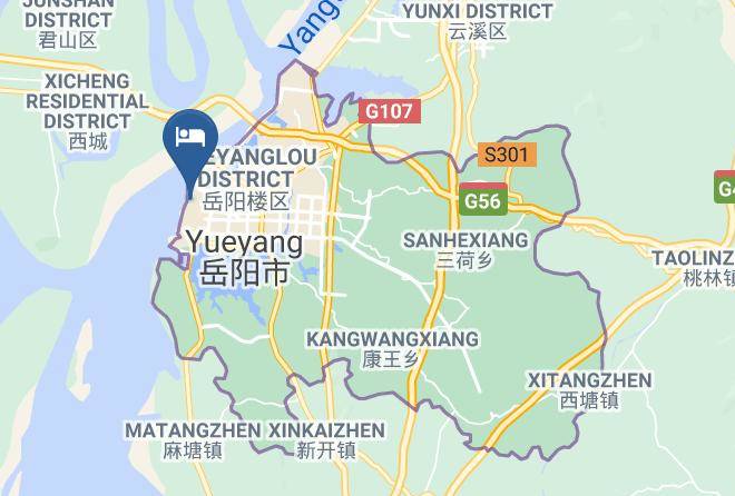 Yueyang - Yueyang Dongting Zhixing Hotel Maps