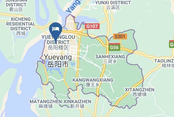 Yueyang - Yueyang Mingdu Business Hotel Maps