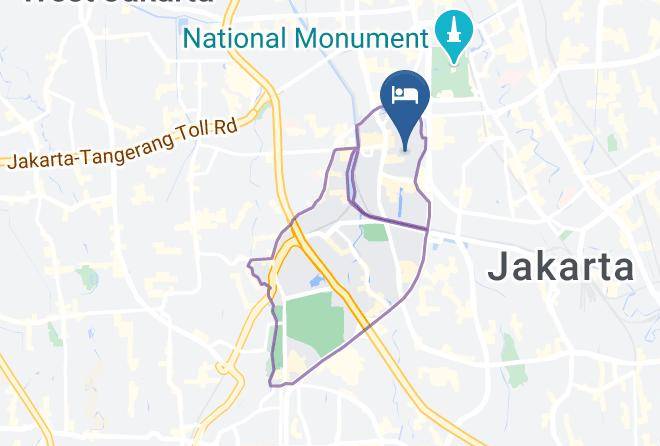 Central Jakarta - Yufi Syariah Hotel Maps